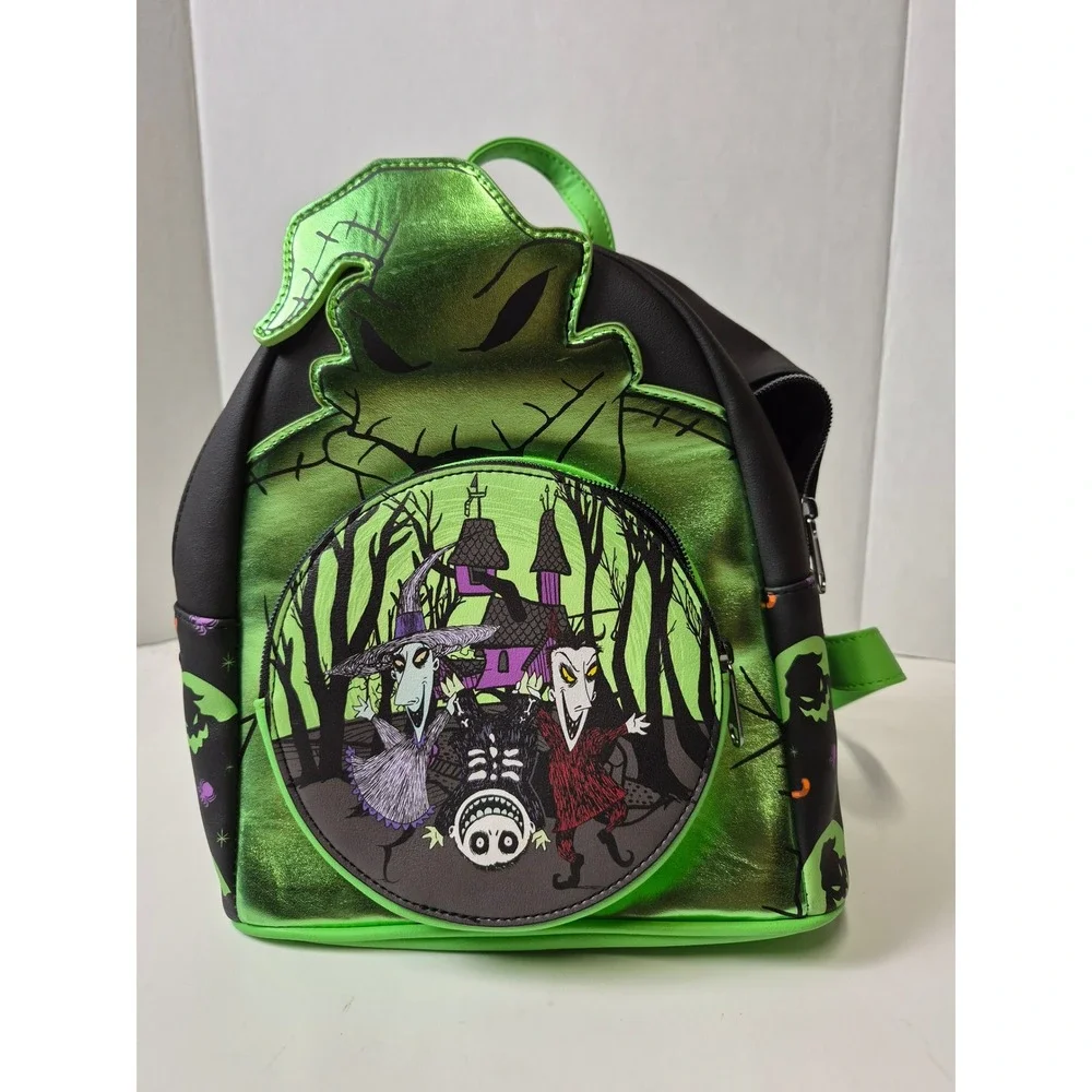 Disney Loungefly Nightmare Before Christmas Oogie Boogie Mini Backpack Black